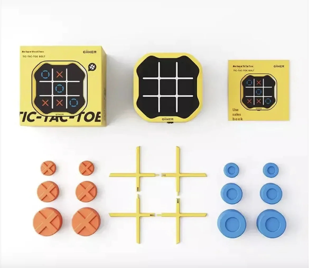 "Qike Super Tic-Tac-Toe All-in-One Chess Collection - Fun & Educational Electronic Toy for Kids"